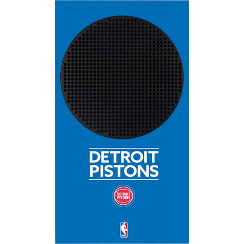 NBA Detroit Pistons Standard - Blue Xbox Series S Console Skin